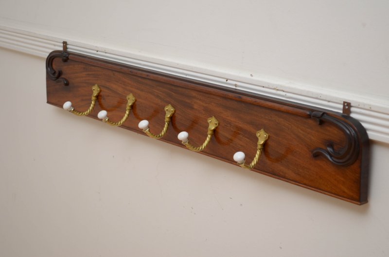 English Antique Coat Hooks Coat Rack - Image 3